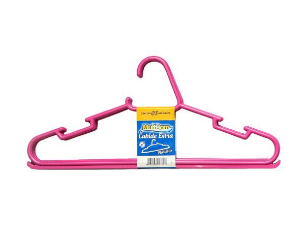 Cabide Extra MultBom| Colorido e Reforçado