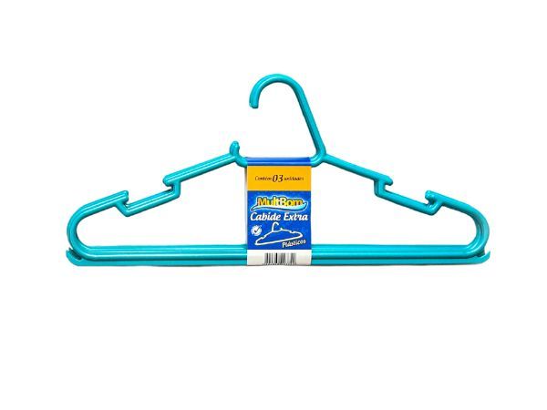 Cabide Extra MultBom| Colorido e Reforçado