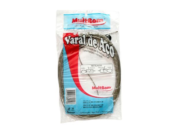 Corda de Varal em Aço MultBom – 10m, 15m e 20m