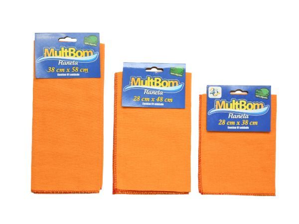Flanela Ouro MultBom – Algodão Laranja