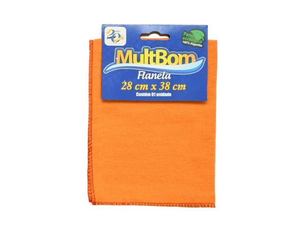 Flanela Ouro MultBom – Algodão Laranja