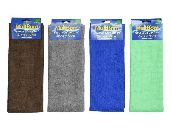 Panos de Microfibra MultBom | 30x30, 48x58 e 50x70cm